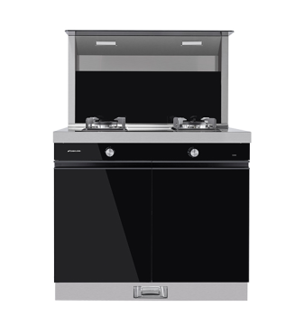 Integrated Stove with Double Gas Cooking Ranges