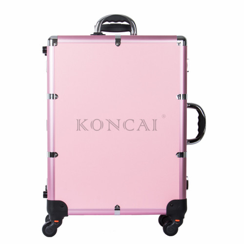 2017 New Arrival Trolley Makeup Case with Full Mirror and Lights