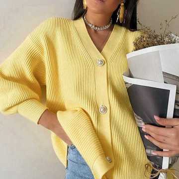 Cardigan de front ouvert surdimensionné pour femmes