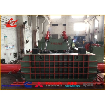 Enfardadeira hidráulica de sucata para reciclagem de aço