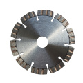 Hoja de sierra de diamante soldada por láser de 105-230 mm con dientes ondulados dentados