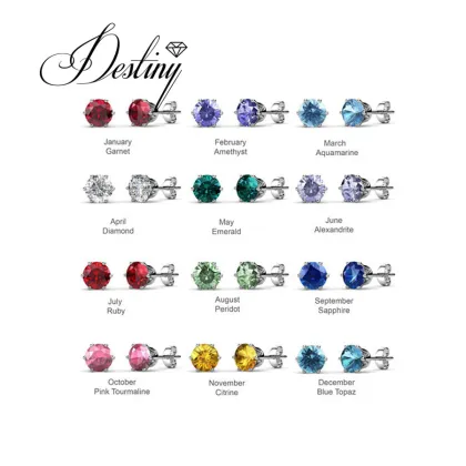 Destiny Jewellery wholesale woman stud earrings crystal from Swarovski