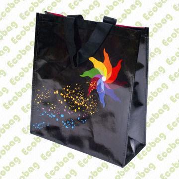 Promotional PET Woven Gift Bags, Eco-friendly and Reusable