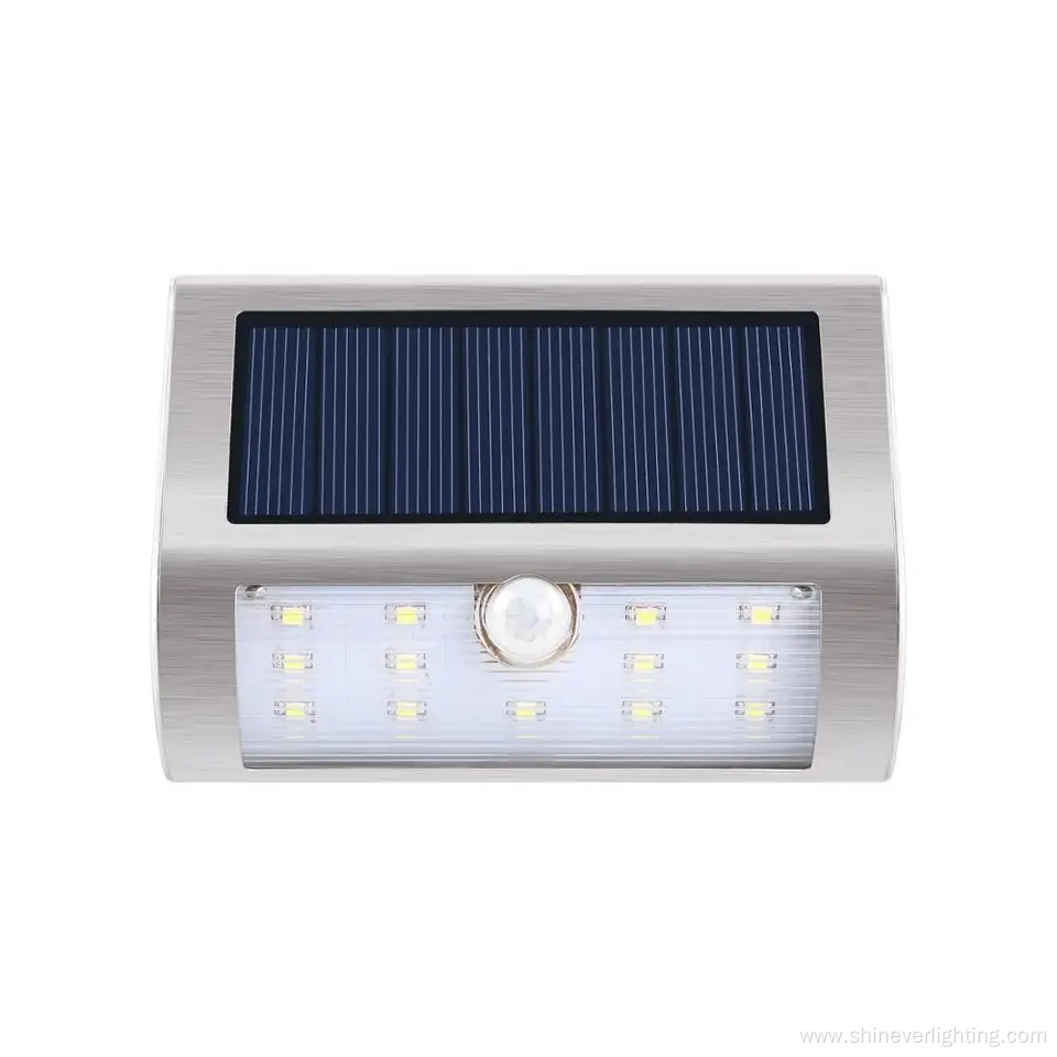 Waterproof Street Garden Aluminium Solar Wall Light