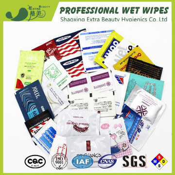 Natural Skincare Wet Wipes In Single Sachet