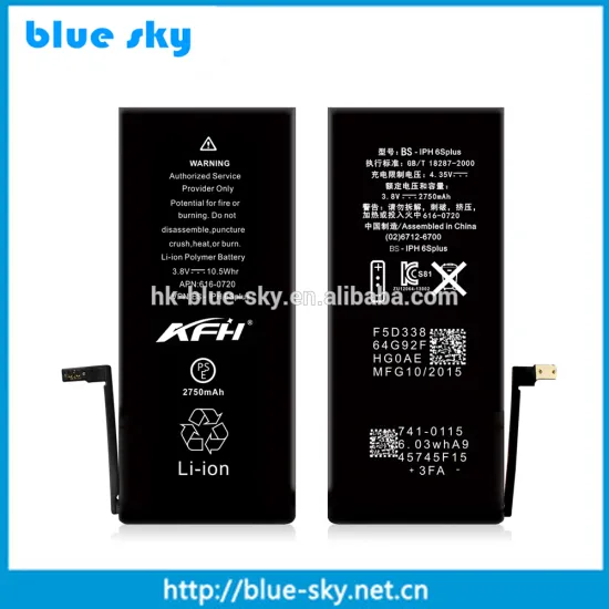 3.85V 2750mAh smart rechargeable li-polymer battery for iPhone 6s plus battery