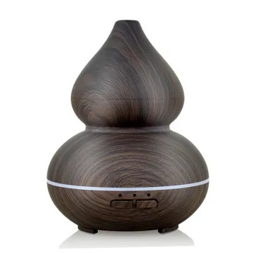 Mini Wood Grain Ultrasonic Cool Mist Air Humidifier