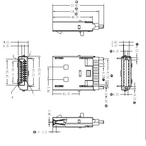 Dp Mxx03 Display Male Soldering Type 3suits