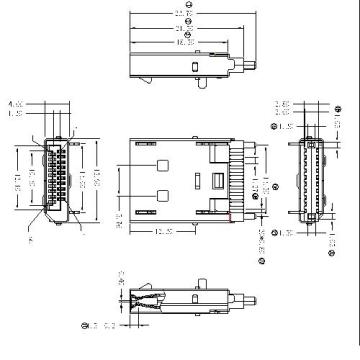 DISPLAY Male soldering type(3suits)