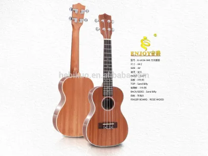 sapele ukulele 24 inch ukulele supplier E-UK24-04S ukulele