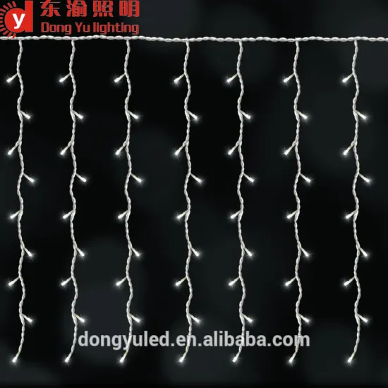 customized LED window curtain lights white curtain light connectable curtain lights for halloween christmas festival decoration