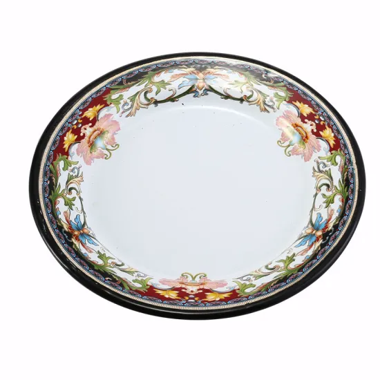 High Quality Traditional Enamelware Dish Enamel Plate
