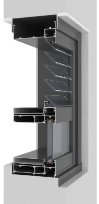 153 Aluminum alloy Sliding Windows&Louver Window