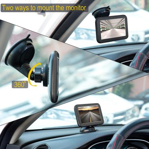 IP68 Waterproof Screen with Reversing Parking Camera
