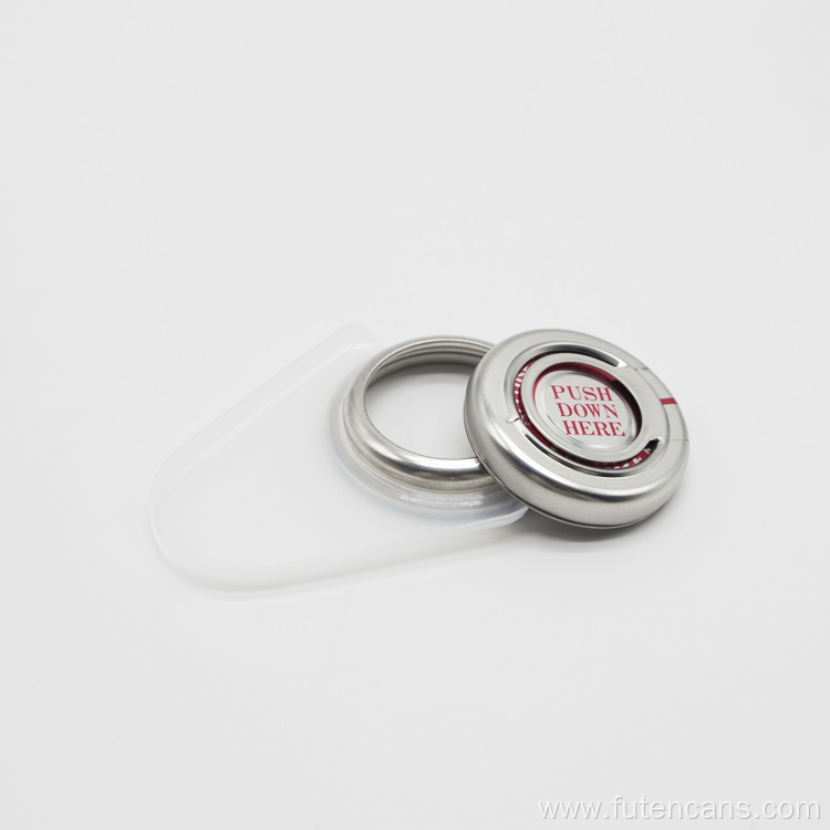 Metal Finger Press Cap for Packaging Can