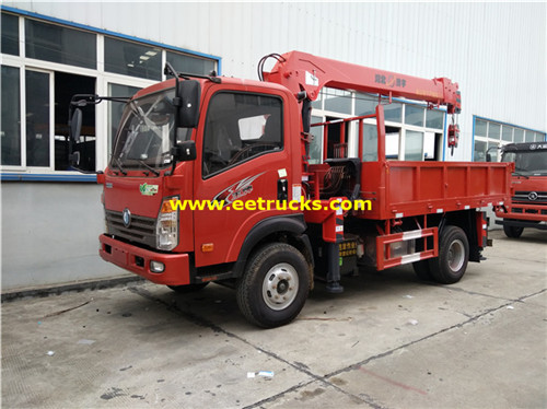 Sinotruk mini 3.5ton lori cranes