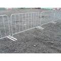 Durable concert crowd control steel barriers galvanized