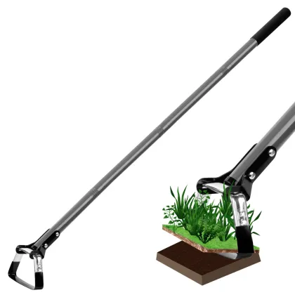 Gardening Action Cultivator Hoe for Weeding - Adjustable Scuffle Hoe Tool