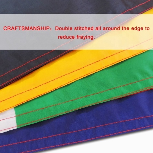 double stitched vivid color custom 3x5 Belgium flag