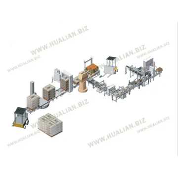 XZB HUALIAN Automatic Four Side Sealing Carton Packing Line