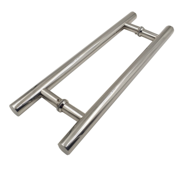 Stainless Steel Shower Glass Door Pull Handles: 304/316 Polished Hardware Accessories