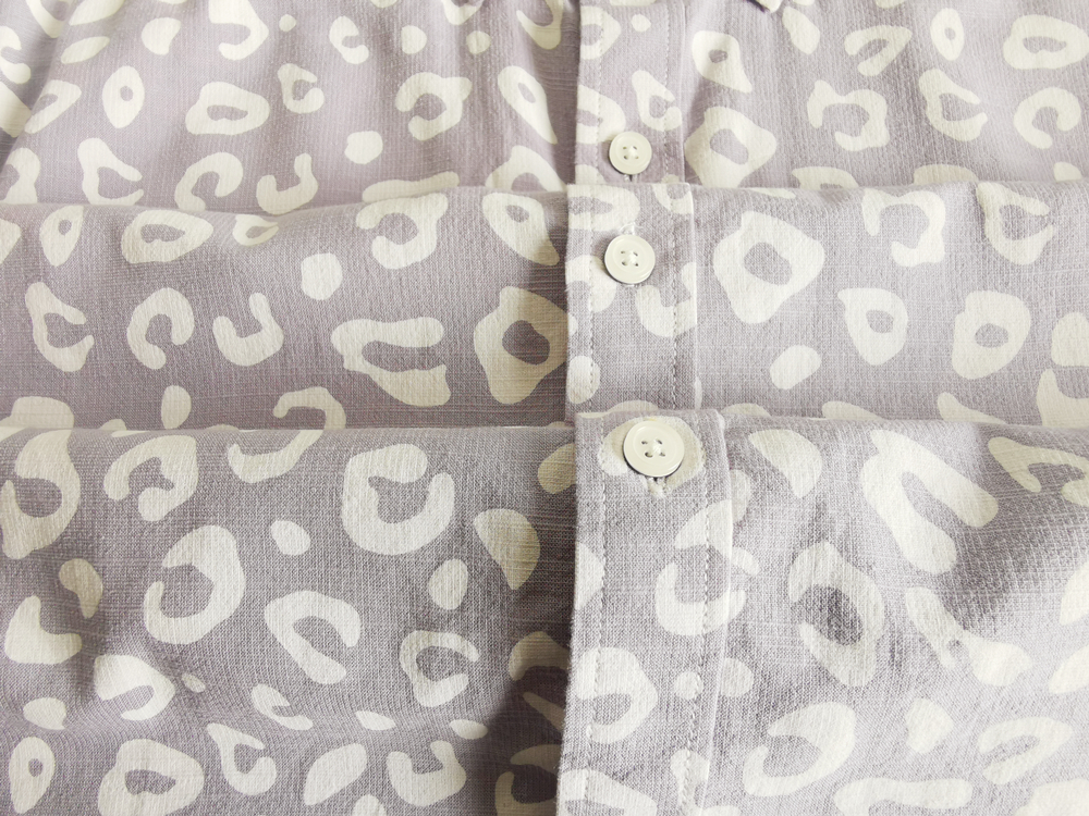 Fs73 Cotton Spotted Print Shirt