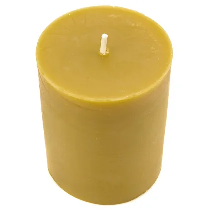 4inch Beeswax 100% Pure Raw Beeswax Pillar Candle