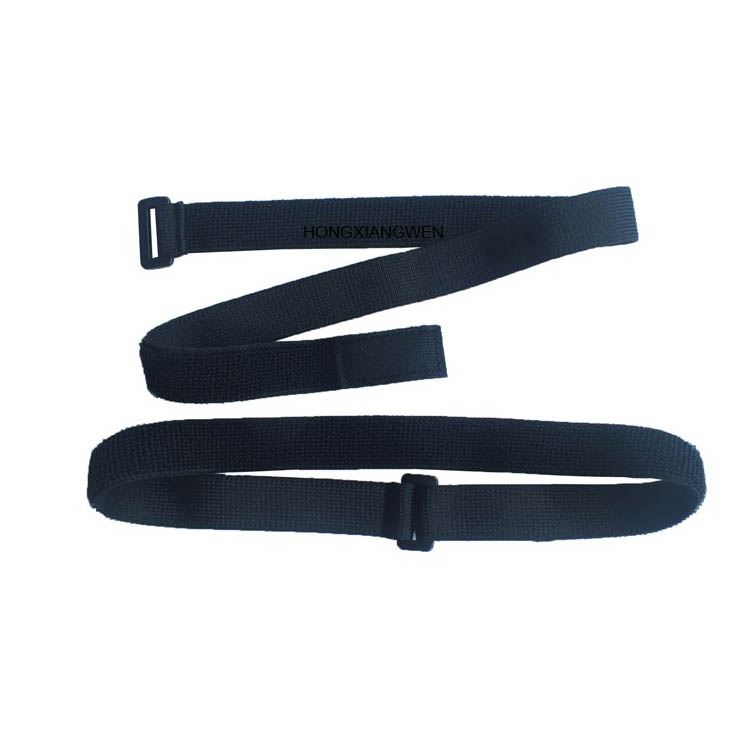 Flexible Elastic Hook and Loop Band with Buckle