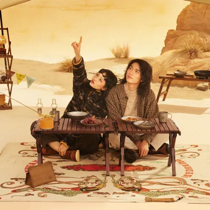 Naturehike Dunhuang Series Glamping Walnut Wood Folding Table