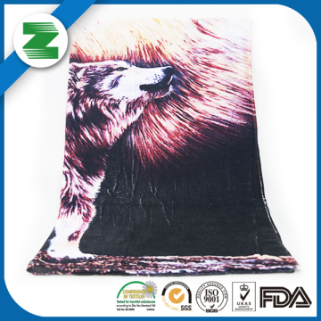 Quick-dry luxury rectangle prrinted bath towel