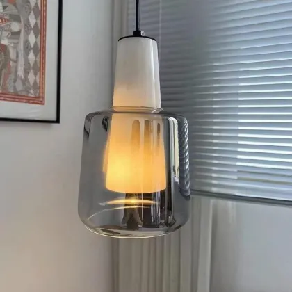 Modern Luxury LED Chandelier Designer Marble Glass Bedside Lamp