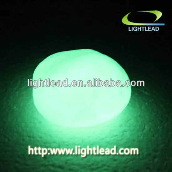 Luminous decorative rock and stone for garden