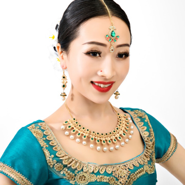 2020 New India Pakistan Girl Dance Accessory Woman Dance Performance Brows Accessory Shoot Headwear Lady Headdress