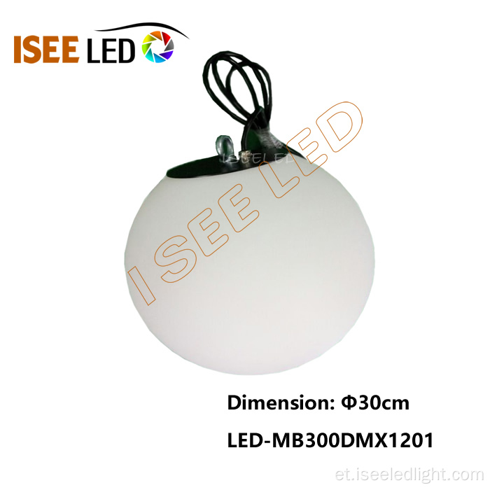 Täisvärv DMX 512 Dimmer RGB LED -pall