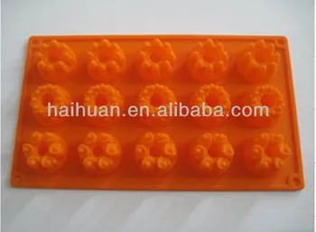coffe cake mold silicone 15cavity mini bundt mold
