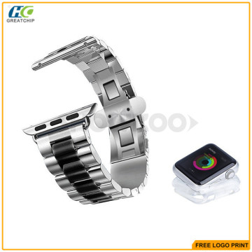 Newest design luxury stainless steel wristband for Apple watch