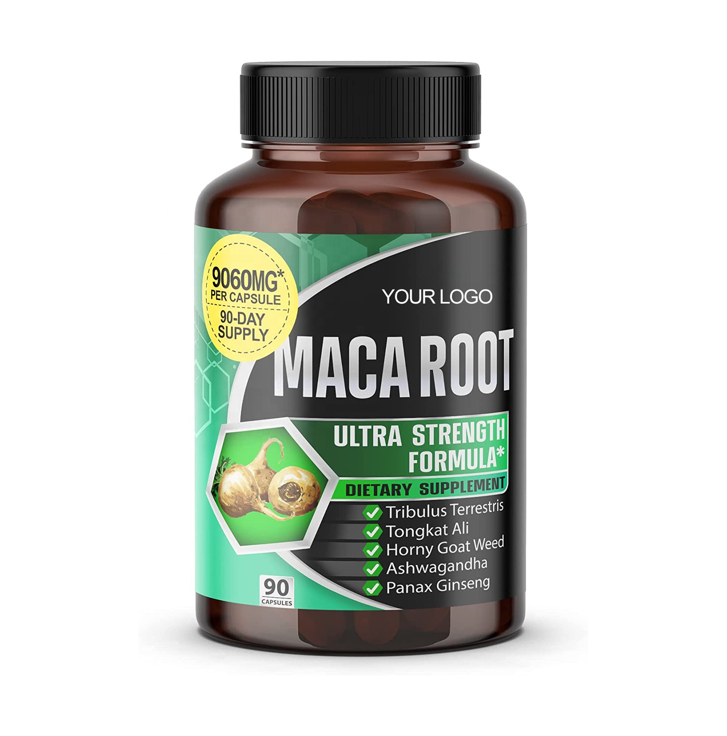 OEM/ODM Herbal Sexual Strength Man Maca Root Capsules