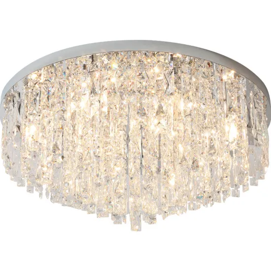 European Antique Crystal Ceiling Raindrop Chandelier