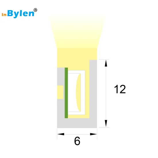 IP67 Outdoor Smart Neon Flex Strip Light 6*12mm Silicone Extrusion Ra90 Flexible Strip