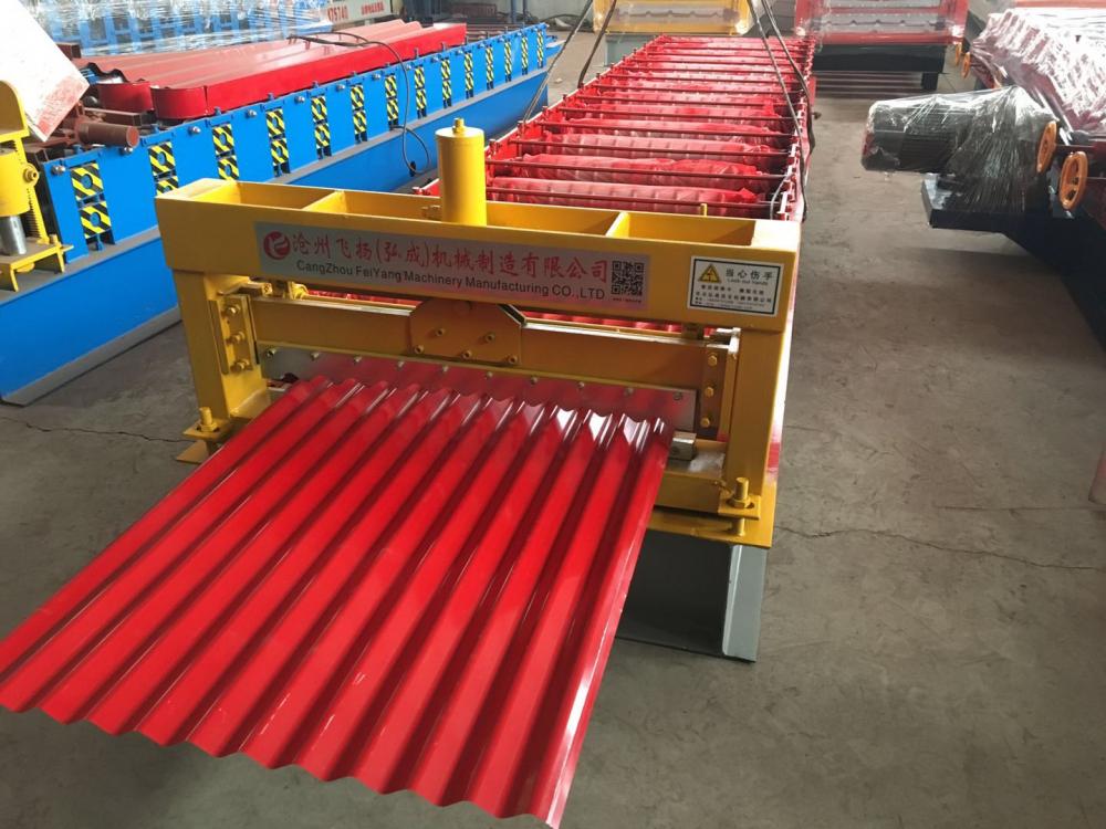 corrugated panel roll forming machine