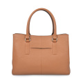 Borsa per laptop universale Tote Robinson in pelle saffiano marrone