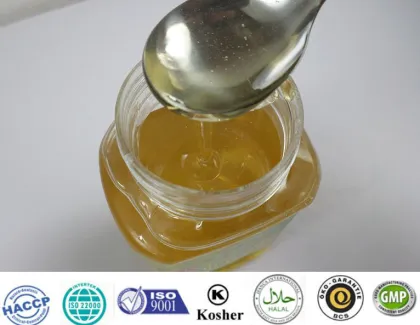 cream white granulated bee honey