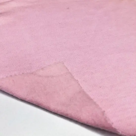 Hoodie Pink Terry Brush Fabric