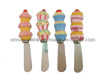 Cuchillo de queso cuchillo de manzana, Stainess mantequilla de mantequilla de acero
