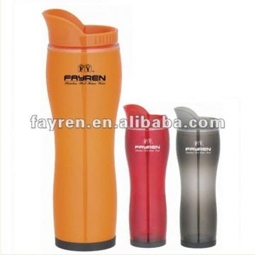 Double plastic travel mug