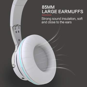 Stereo Bass Dynamic large earmuffs Fold BT Headphone