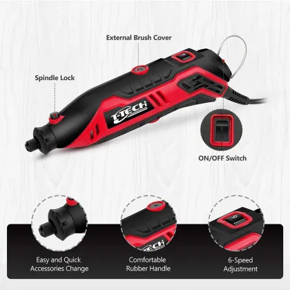 130W 328PCS Dremel Rotary Tools Portable Cutter Set: Powerful Electric Dremel Mini Grinder Comprehensive Tool Kit