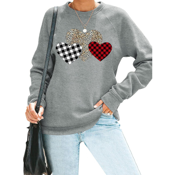 Womens Crewneck Sweatshirts Printed Pullovers