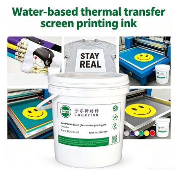 Water-based heat transfer screen printing ink