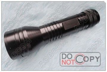 3.0v-4.2v Black 350 Lumens Waterproof Tactical Led Flashlight With Cree Q5 Led, 18650 Li-ion Battery